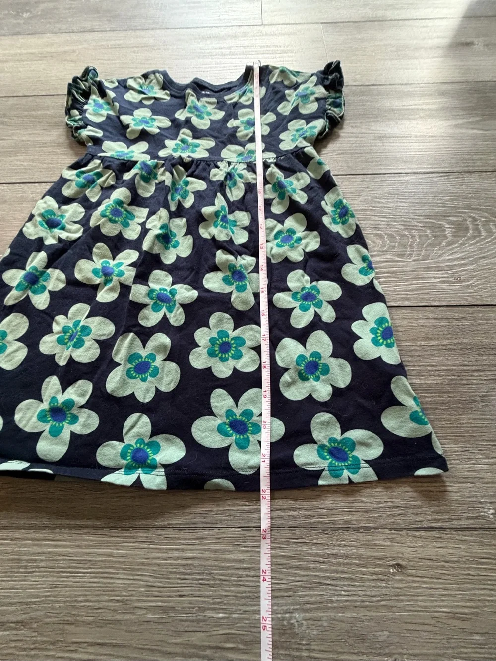 Old Navy Girls 5T Navy Floral Dress